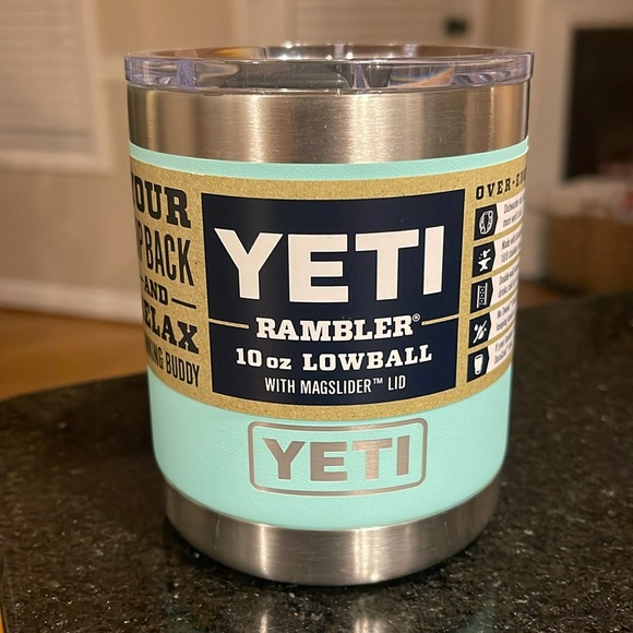 Yeti Other - Yeti Rambler 10 oz Lowball Tumbler with Magslider Lid - Sea foam New
